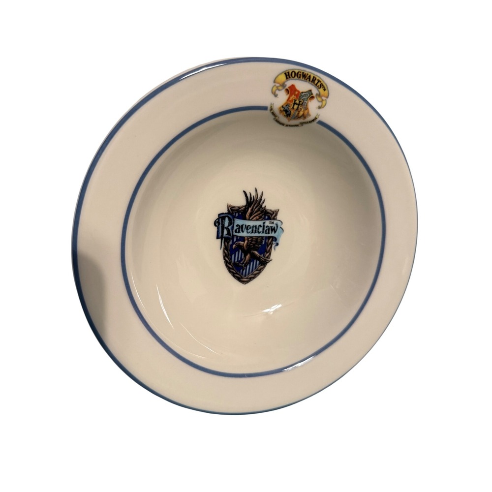 Harry Potter Ravenclaw Hogwarts Cereal Bowl Johnson Bros Portugal Blue White 7 "